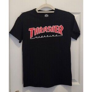 Thrasher Magazine Tee Black Size Small